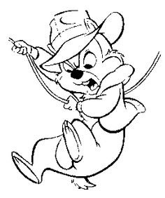 Чип и Дейл карандашом