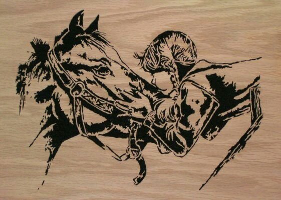 Выжигать по дереву трафареты