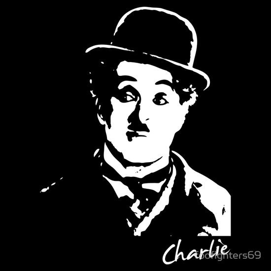 Чарли Чаплин чб