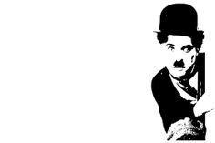 Чарли Чаплин надпись