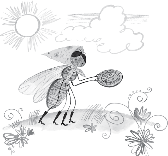 Рисунок к сказке Муха Цокотуха