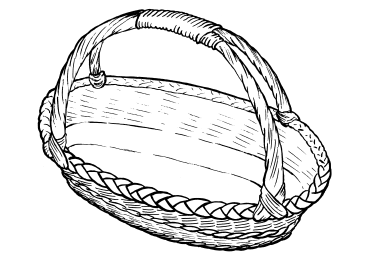 Корзинка рисунок