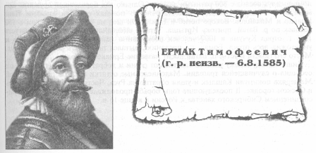 Рисунок поход Ермака