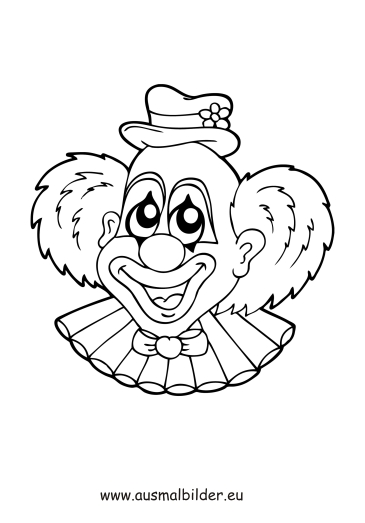 Клоун черно белый рисунок (39 фото)