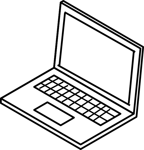 Раскраска ноутбук