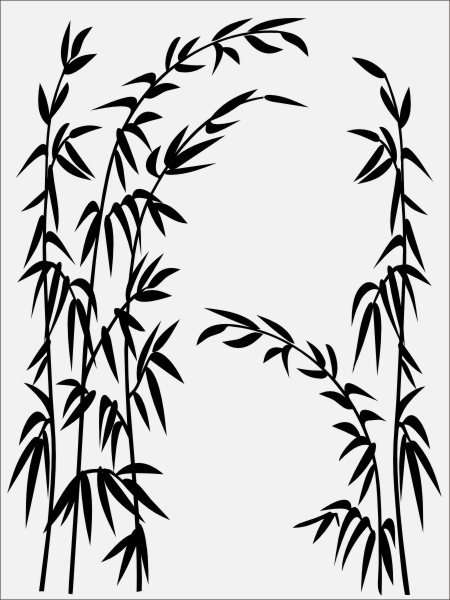 Бамбук рисунок