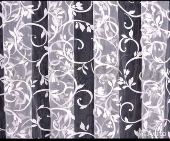 Черно белые шторы