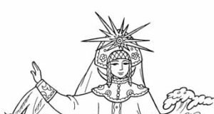 Царевна рисунок