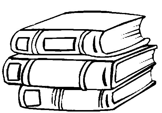 Раскраска книга раскрытая