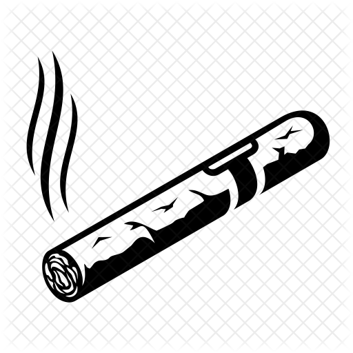 Сигара трафарет