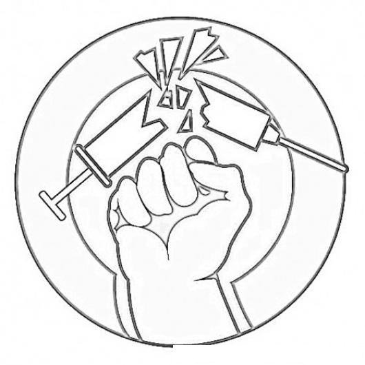 Раскраска нет наркотикам