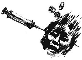 Наркомания иллюстрации