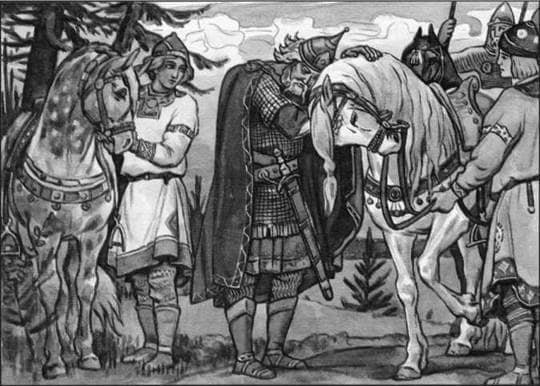 Иллюстрация к поэме Вещий Олег