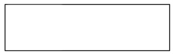 Прямоугольник на белом фоне