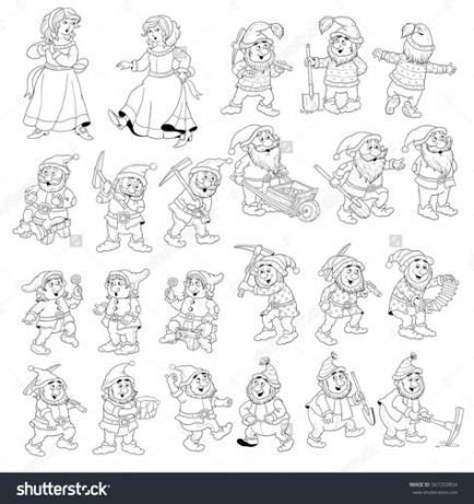 Раскраска Эльф