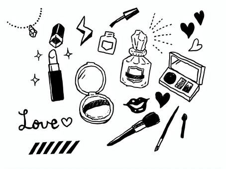 Раскраска уходовая косметика