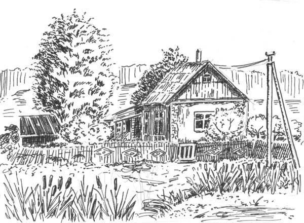 Пейзаж рисунок