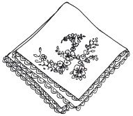 Раскраска платочек