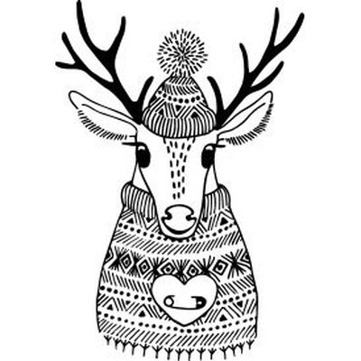 Новогодние постеры в скандинавском стиле