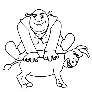 Шрек карандашом