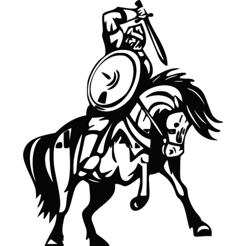 Богатырь на коне