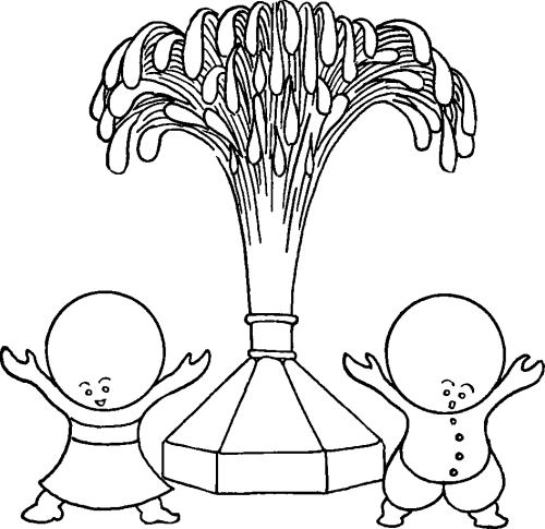 Фонтан для рисования