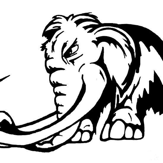 Мамонт вектор