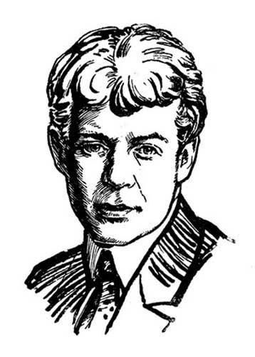Есенин портрет чб