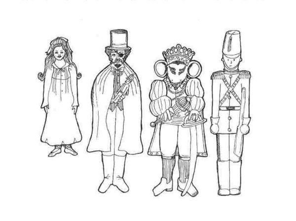 Балет Щелкунчик Чайковский рисунок