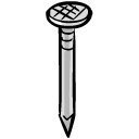 Шурупы и гвозди черно-белые