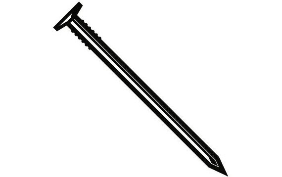 Гвоздь рисунок черно белый (41 фото)