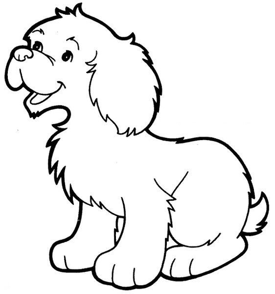 Раскраска щенок Голден ретривера