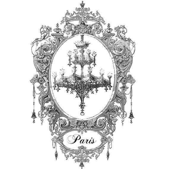 Монохромные рисунки для декупажа