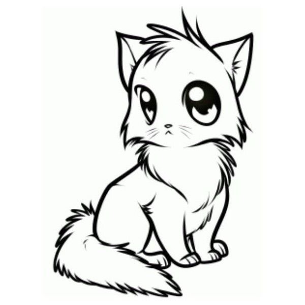 Раскраска. Котики