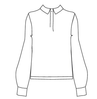 Кофта карандашом