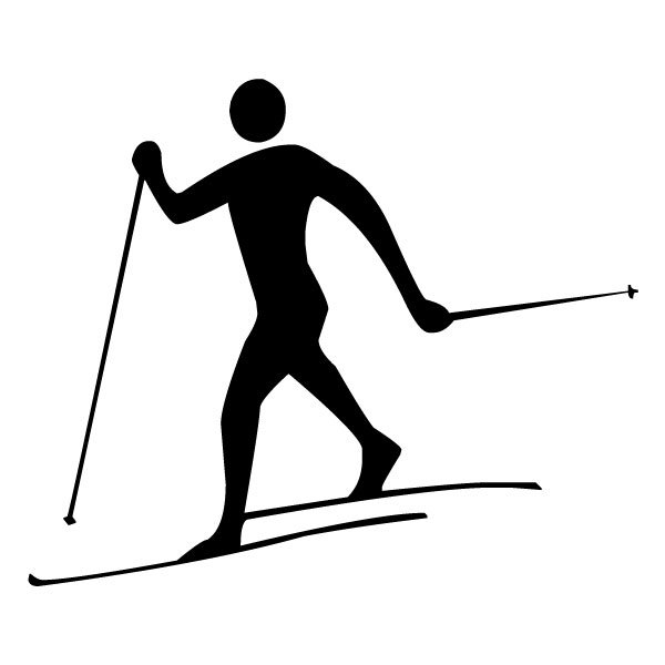 Образ лыжника. Лыжник силуэт. Лыжник. Силуэты спортсменов лыжи. Стилизованный лыжник.