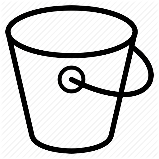 Ведро пиктограмма