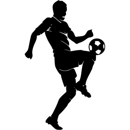 Футбол контурный рисунок