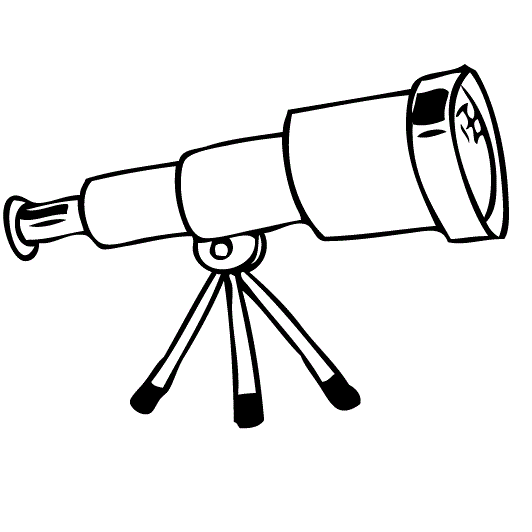 Бинокль раскраска для детей