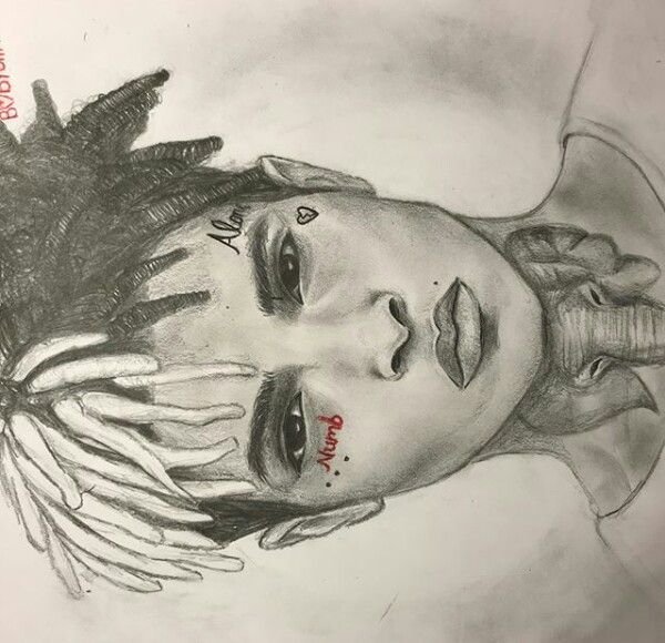 XXXTENTACION для срисовки