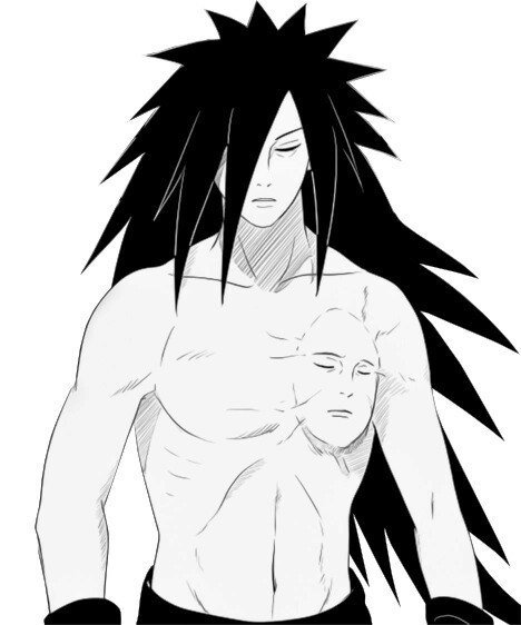 Мадара Хаширама на груди