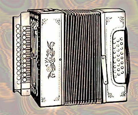 Тульская гармошка рисунок