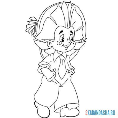 Незнайка и карандашик распеча