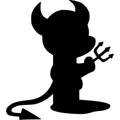 Чертенок черный