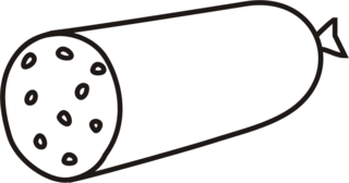 Графическое изображение колбасы