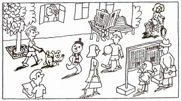 Персонаж Мурзилка в 1924 году