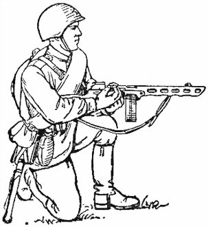 Раскраска Советский солдат