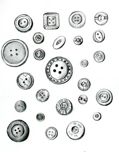 Пуговица раскраска