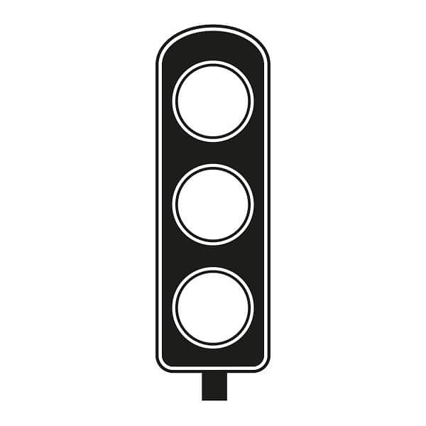 Светофор контур