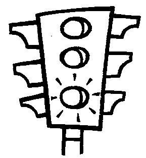 Раскраска дорожное движение